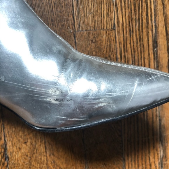 Silver ankle boots - Picture 3 of 9